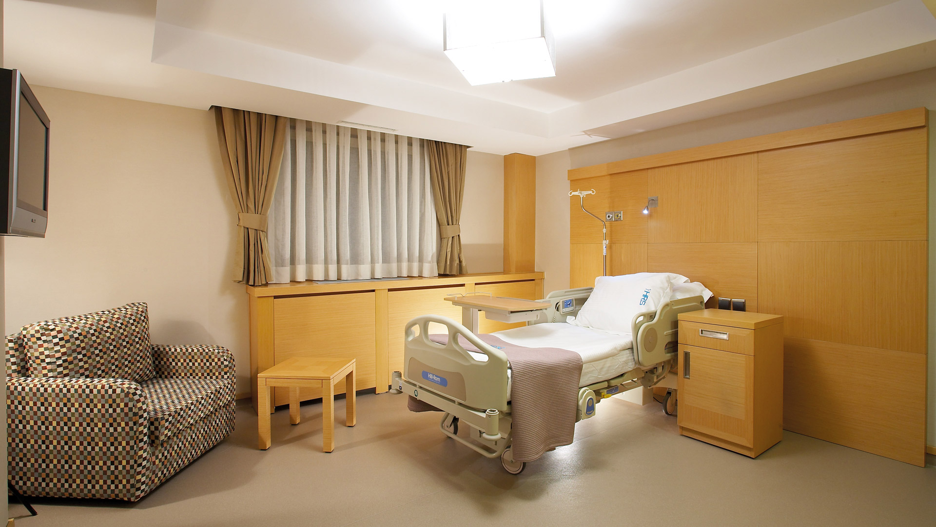 Coin Salon de la Chambre Patient Individuelle - Chambres des Patients
